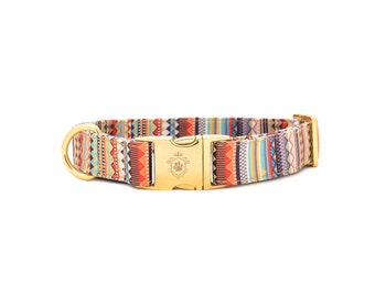 iDoggos Kwahu Dog Collar | Designer Collection | High Quality Pet Accessory | Handmade in Canada