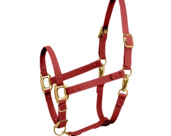 BREAKWAY Burgundy iCavalos Horse halter / Waterproof high quality horse & Pony halter