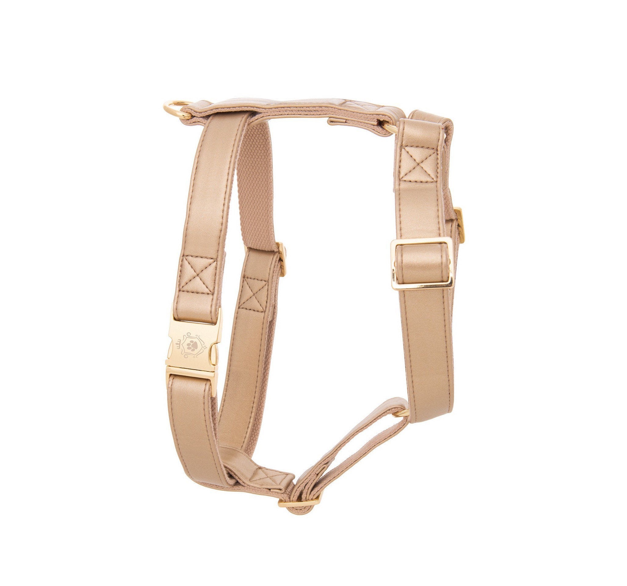 Dog harness on sale gold