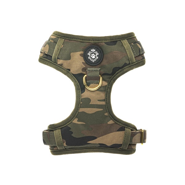 Camo Dog Harness Etsy