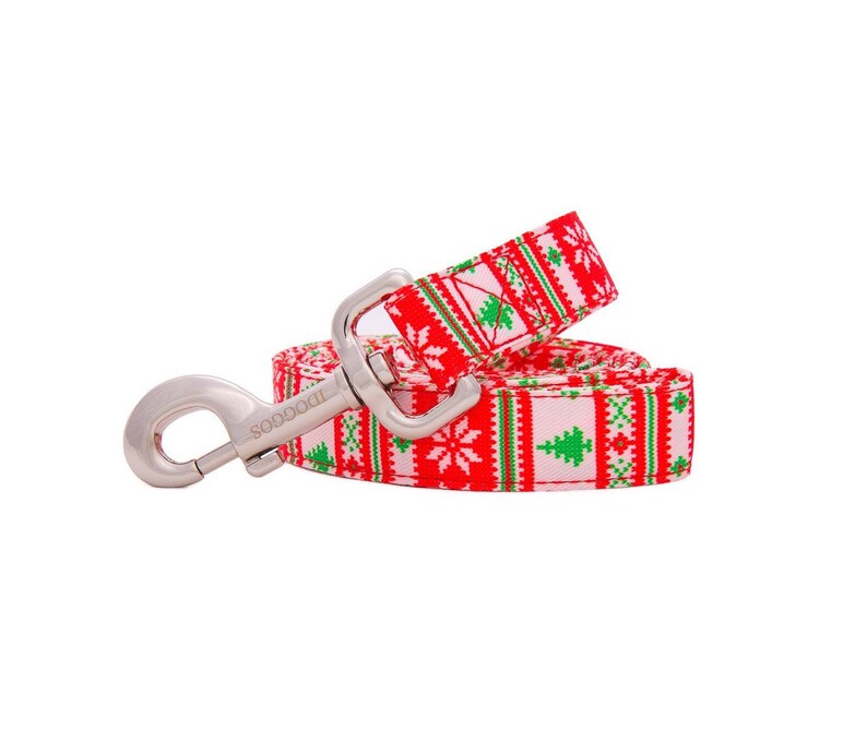 iDoggos Santa Claus Dog Leash Designer Collection High Quality Pet Accessory Handmade in Canada image 1