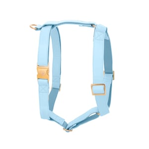 iDoggos Baby Blue Dog Harness | Essential Collection | High Quality Pet Accessory | Handmade in Canada