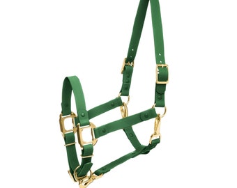 WATERPROOF Licol iCavalos vert / Breakaway cheval et poney imperméable de haute qualité