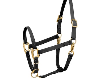 BREAKAWAY Black iCavalos Horse halter / Waterproof high quality horse & Pony halter