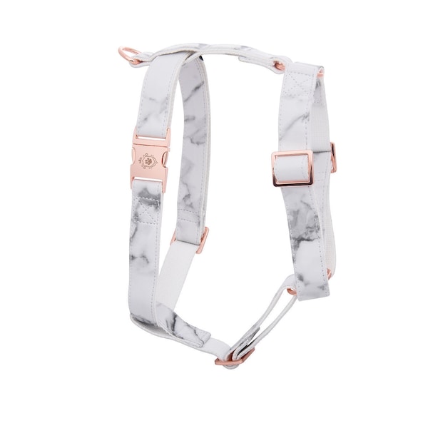 iDoggos Marble Dog Harness | Designer Collection | High Quality Pet Accessory | Handmade in Canada