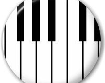 Piano Keys - Pin Button Badge