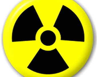Radioactive - Pin Button Badge