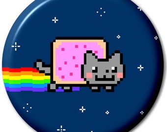 Nyan Cat - Badge bouton pin