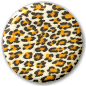 Leopard Print - Pin Button Badge