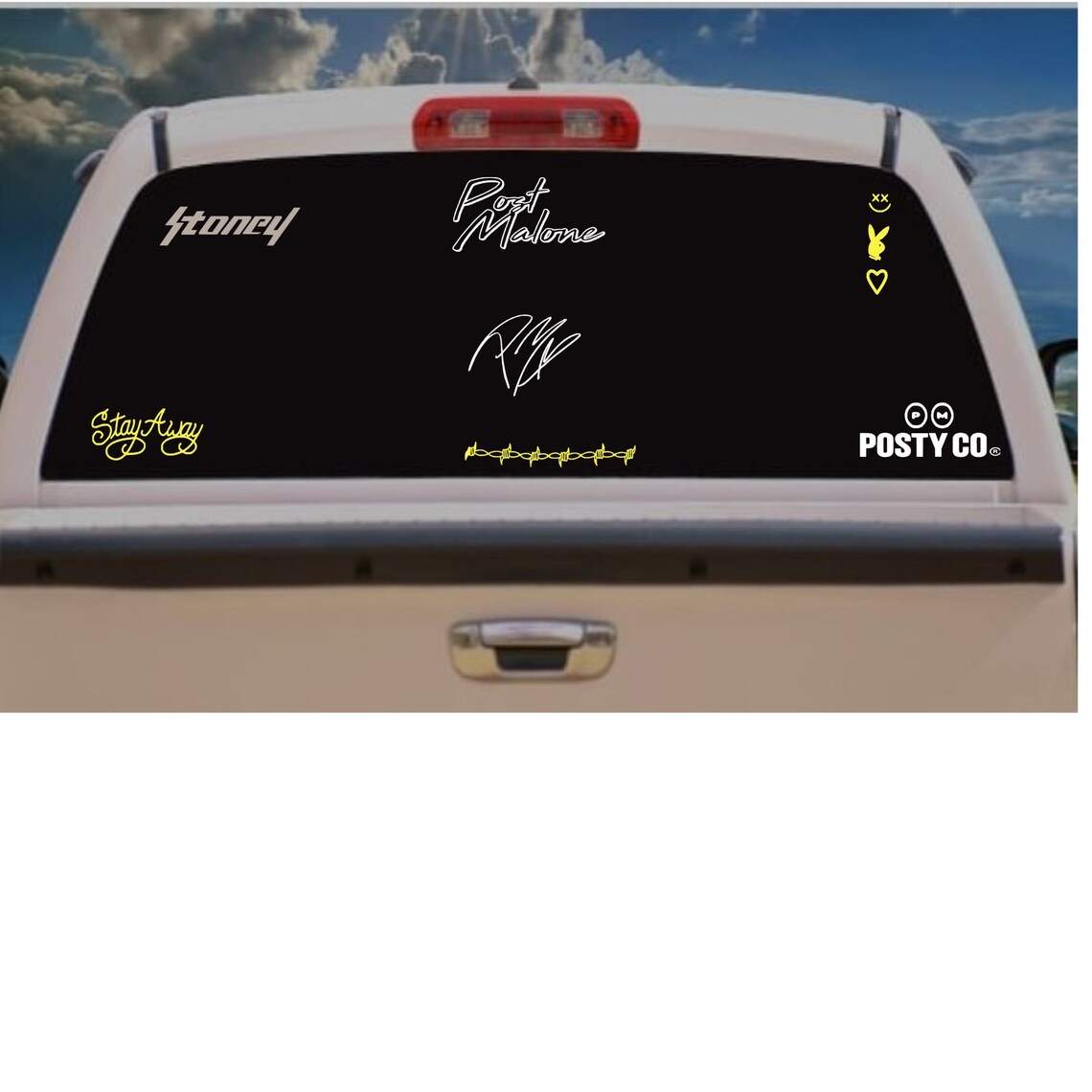 Post Malone Car Decals Etsy