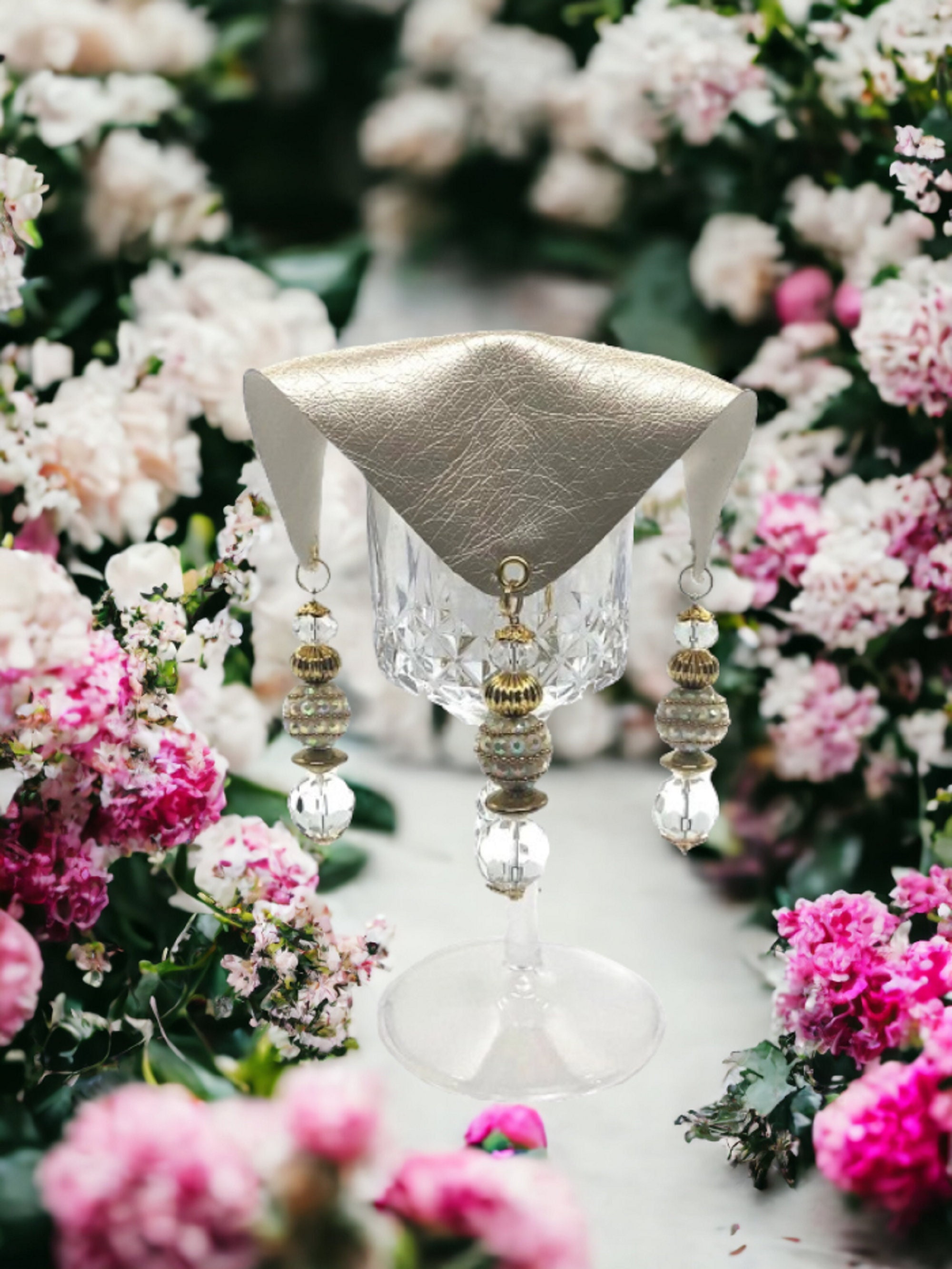 Bling Drink Cover for the Bride to keep her beverage safe at the wedding. Wedding Drink Cover - Etsy main image 3