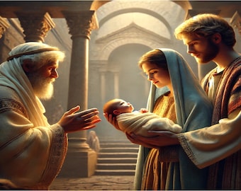 Heilige Familie Präsentation Kunst: Christliches druckbares Plakat (Digitaler Download PNG 4608x3456px )