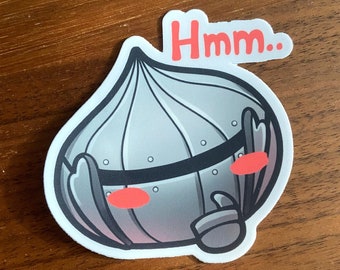 Siegward, Knight of Catarina sticker - vinyl - 8 x 8 cm (UPDATED ART!)