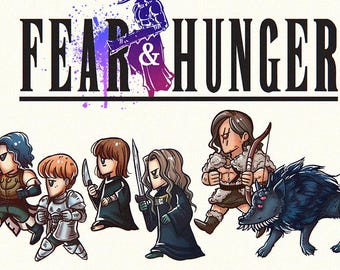 Fear and Hunger Art Print