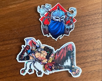 Darkest Dungeon Stickers - Vinyl & Sparkly