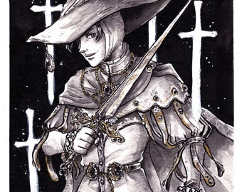 Rogier the Sorcerer | ORIGINAL ARTWORK | 30,5 x 23 cm