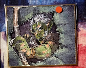 Shikishi Art - Original Art, D&D x 13,5 x 12 cm