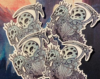 Darkest Dungeon Boss Stickers - Death - vinyl stickers