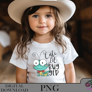 Design per maglietta con stampa a sublimazione PNG di Lil Bugger carino