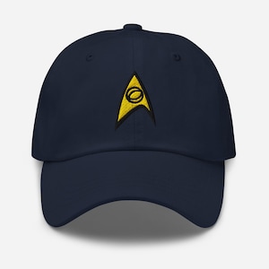 Czapka Star Trek Science Delta Dad Hat: haftowana czapka Gwiezdnej Floty