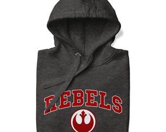 Sudadera con capucha de la Alianza Rebelde: sudadera universitaria de Star Wars