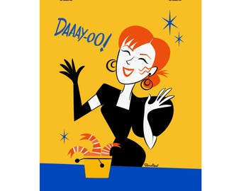 Delia Deetz art print