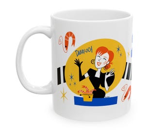 Delia Deetz Ceramic Mug  11oz/15oz