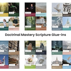 Doctrinal Mastery Latter Day Saint Seminary Glue Ins - Doctrine and Covenants, D&C