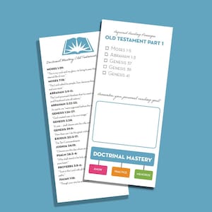 末日聖徒神学校教義マスターブックマーク - 旧約聖書パート1と2