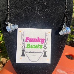 Black Earplug Chain