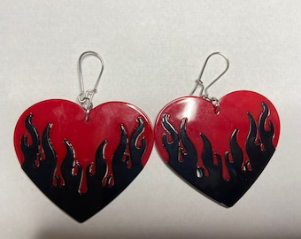Earplug Earrings (Burning Love)