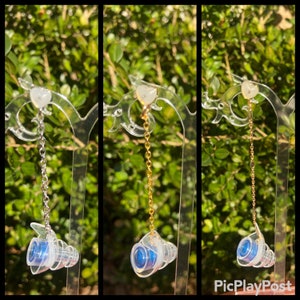 NEW Stud Earplug Earring Attachment (Heart backing)