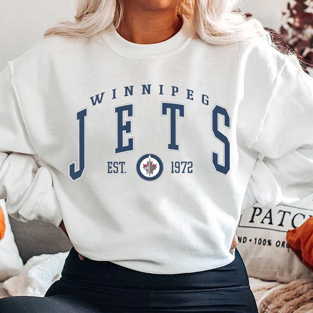 Winnipeg Jets Vintage 1993 Crewneck Grey