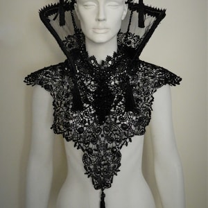 ELOISE Chestplate and Collar Set Gothic Dark Romantic Lace WGT Halloween Costume Event