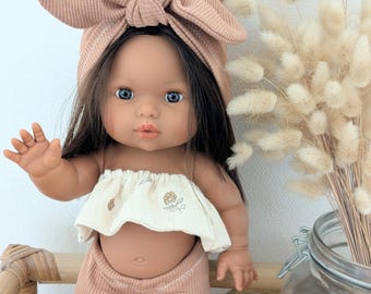 DESTOCK | Vêtements poupée et poupon petits prix | Salopette, robe, barboteuse & gigoteuse | Minikane, Mini Colettos, Paola Reina 34 cm