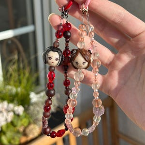 Nana Oaski & Nana Komatsu Hatchi Anime Fidget Spielzeug Telefon Schlüsselanhänger Lanyard Perlen Bügel Ton Charme niedlich Sicherheit Armband