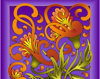 62 Original Decorative Designs in US Letter format to download and print out