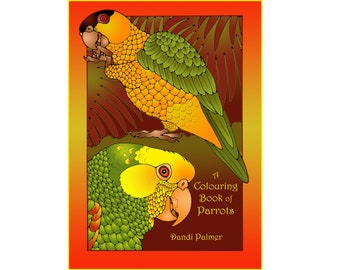 A Colouring Book of Parrots, 42 different pages to download
