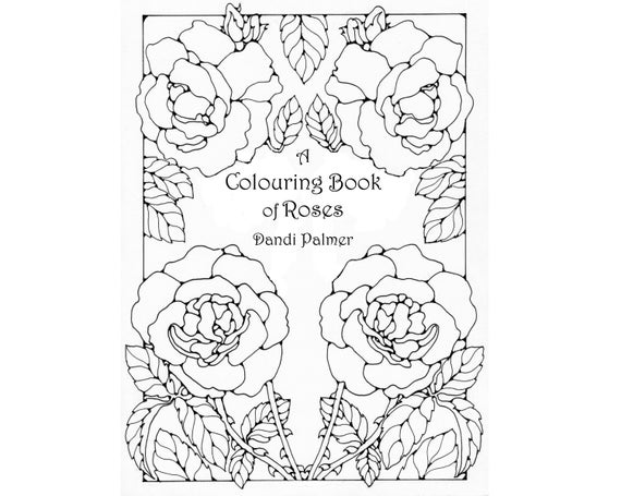 540 Coloring Book Roses Best HD