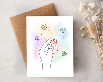Candy Hearts Valentines Day Card | Cute and Funny Card | UR Cute, Be Mine