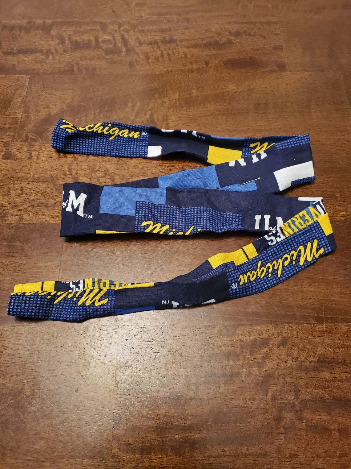 University of Michigan Headband Etsy