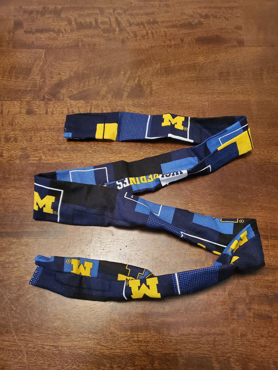 University of Michigan Headband Etsy