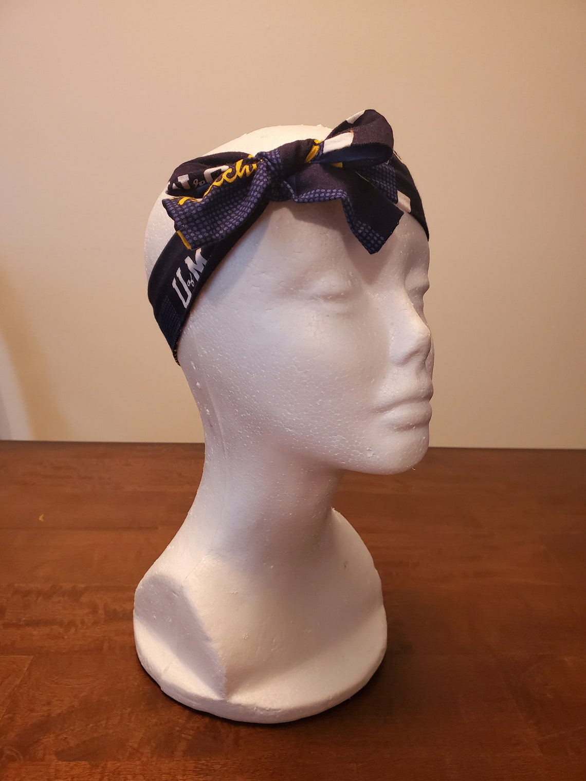 University of Michigan Headband Etsy