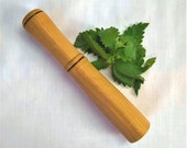 Wood Muddler, Lacto Fermentation Tool, Choke Cherry Cocktail Muddler, Drink Barware Tool, Accessory, Herb, Mint, Spice Crusher,