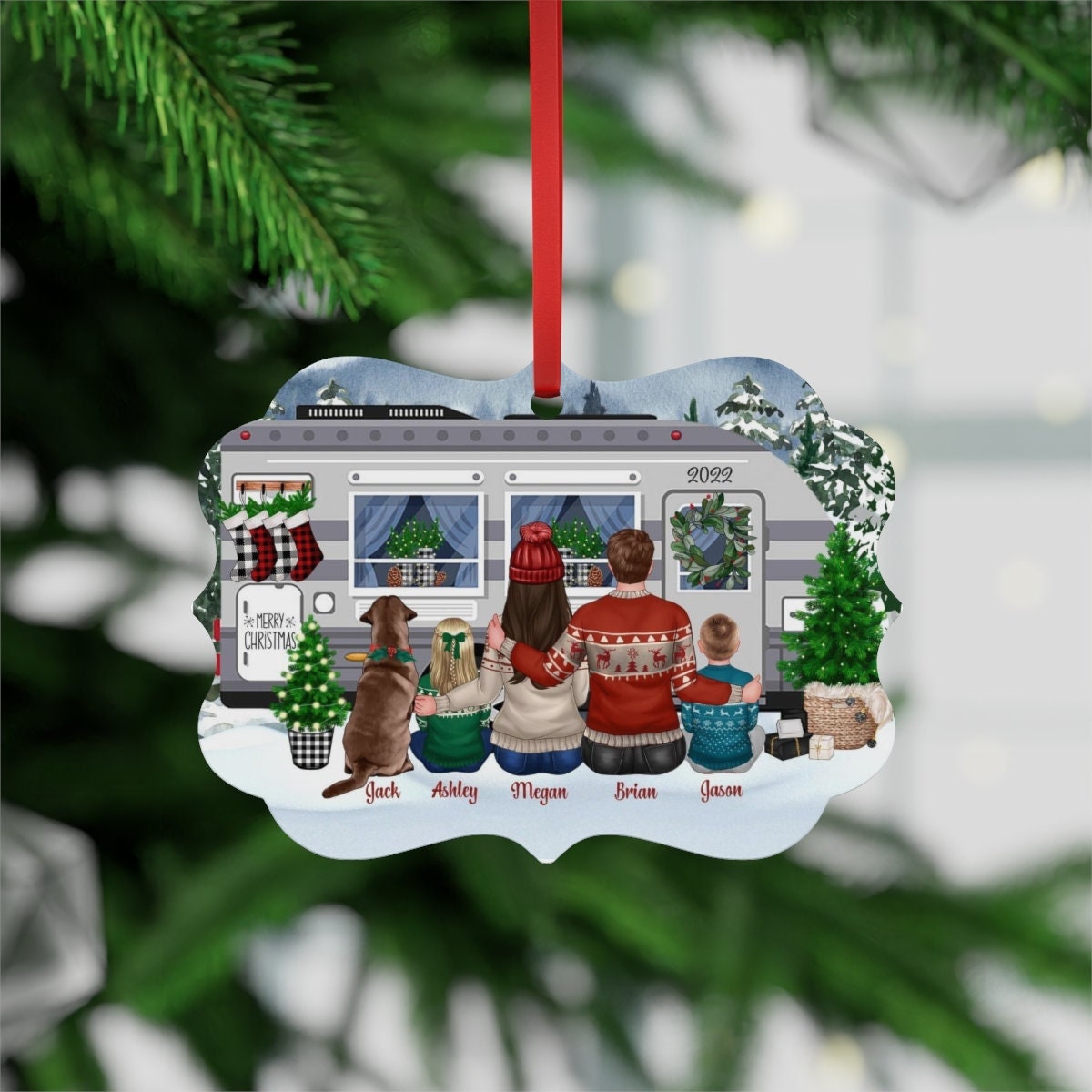 Custom Metal Ornament Etsy