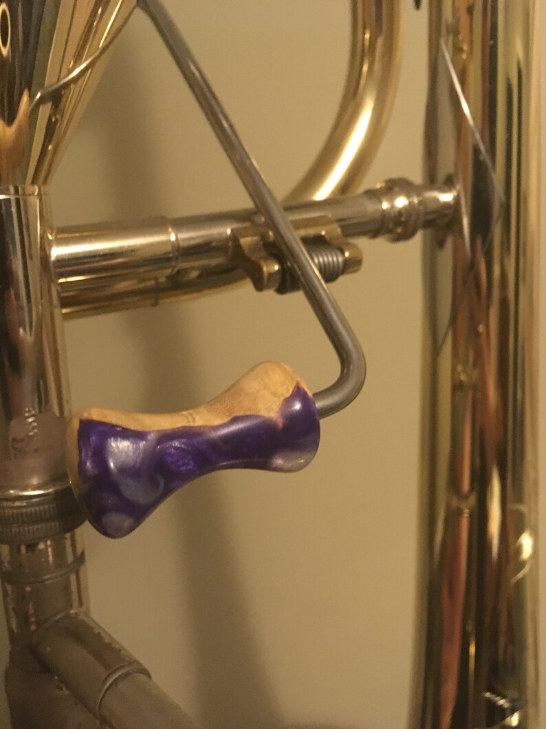 Trombone Acrylic Trigger Thumb Rest Business in the Front Etsy