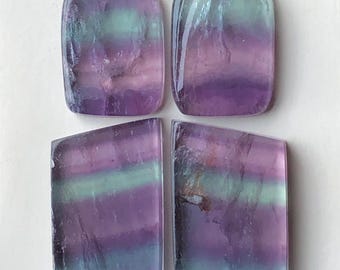 Fluorietparen cabochon 77,30 karaat