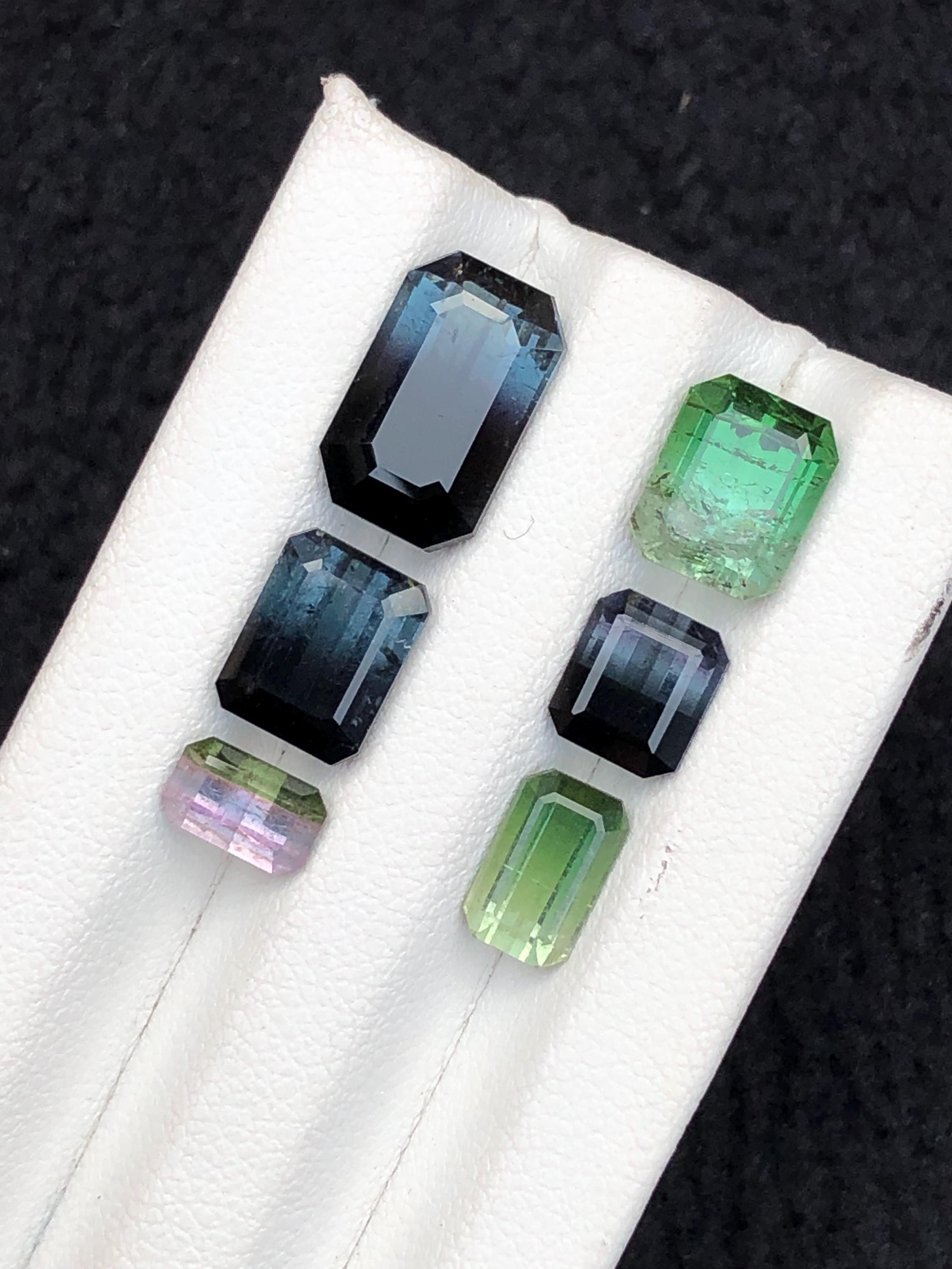 14.80 Carats Tourmalne Bcolor Par 16 Mm Long Tourmalne - Etsy