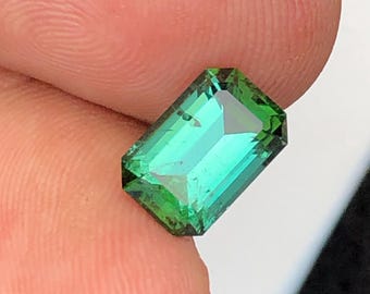 Bluish green tourmaline 2.35 carat