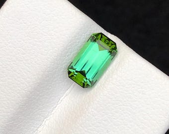 Bluish green tourmaline 1.75 carat